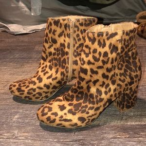 Charlotte Russe Cheetah Booties